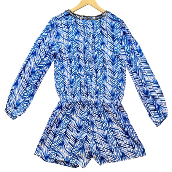 Lilly Pulitzer Colby Costa Verde Lapis Blue Romper - Picture 6 of 6